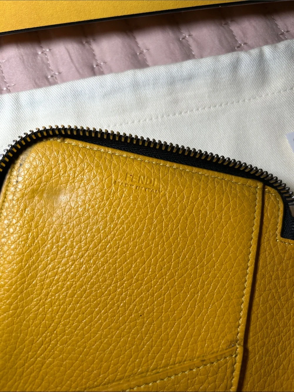 427. Fendi Monster Bag Bug Eyes XL Zippy Wallet with COA
